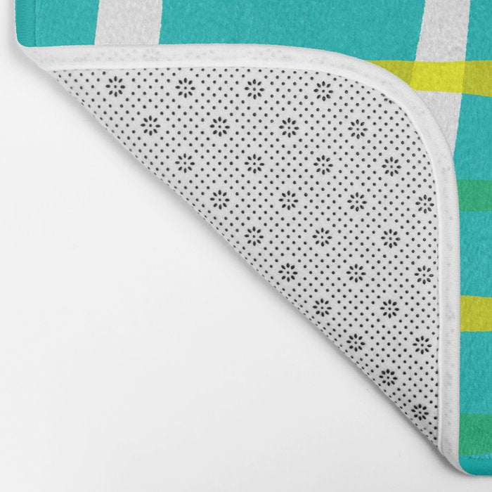 Groovy Plaid Bath Mat Gallery Image 2