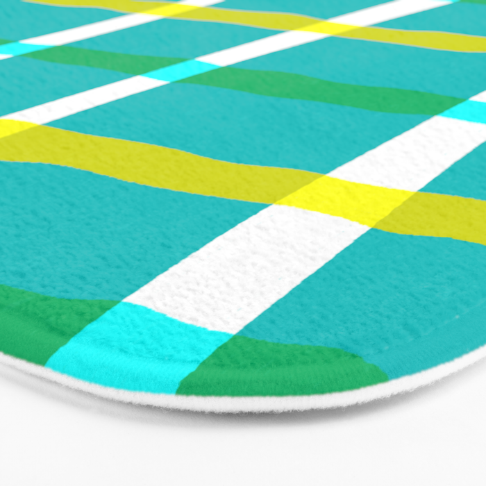Groovy Plaid Bath Mat Gallery Image 3