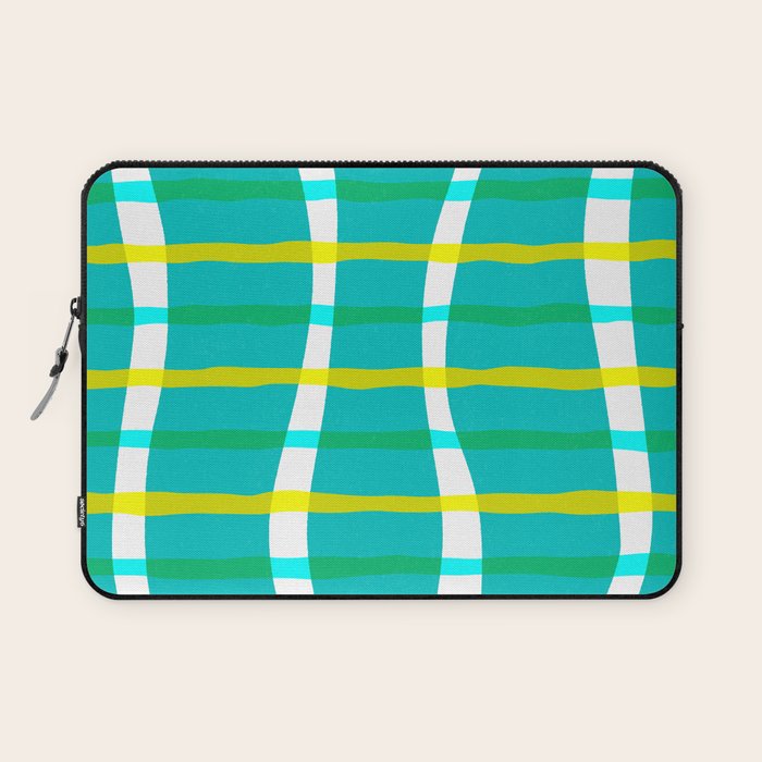 Groovy Plaid Laptop Sleeve Gallery Image 1