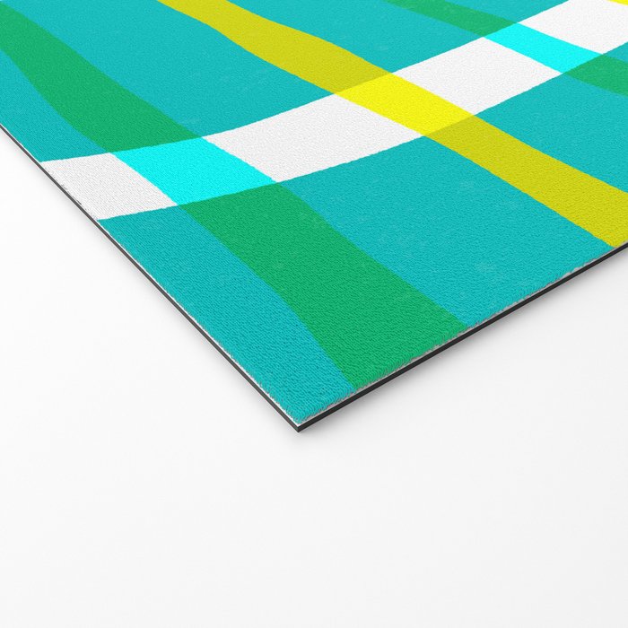 Groovy Plaid Welcome Mat Gallery Image 2