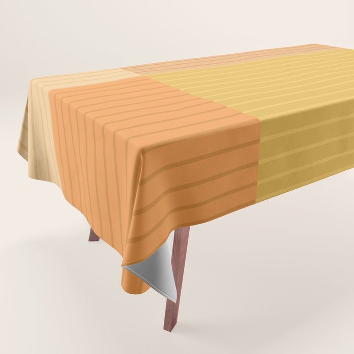 Color Block Line Abstract IV Boho Western Tablecloth Gallery Image 1