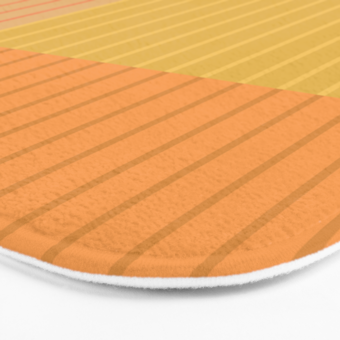 Color Block Line Abstract IV Boho Western Bath Mat Gallery Image 3