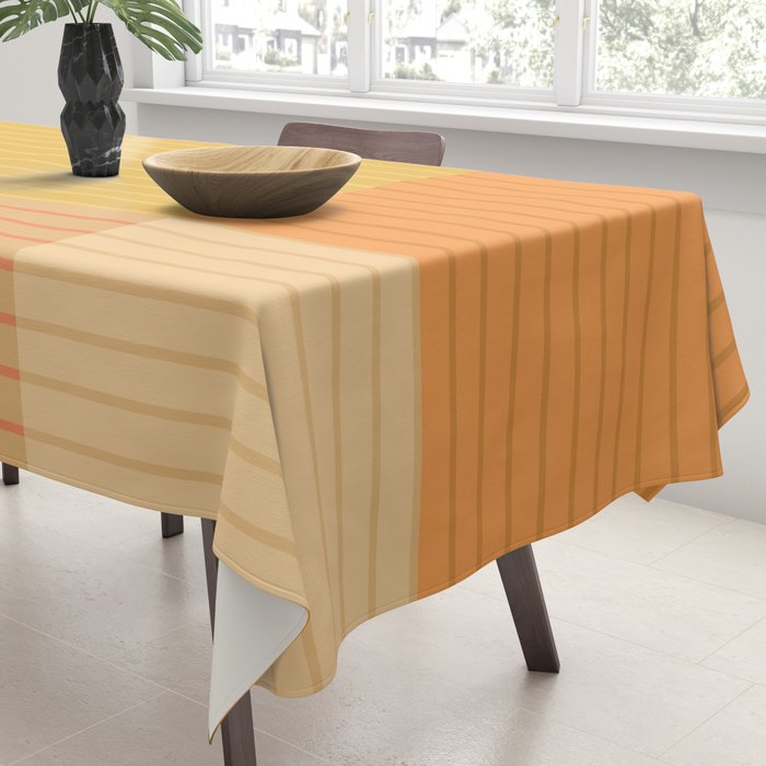 Color Block Line Abstract IV Boho Western Tablecloth Gallery Image 3