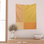 Color Block Line Abstract IV Boho Western Wall Tapestry Gallery Image 2