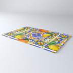 Summer ,Sicilian tiles ,citrus,oranges,majolica,lemons ,Mediterranean  Rug Gallery Image 3