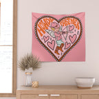 Howdy Partner Cupid Wall Tapestry Gallery Image 2