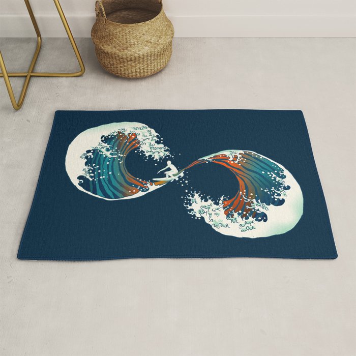 The Wave is forever Rug Gallery Image 1