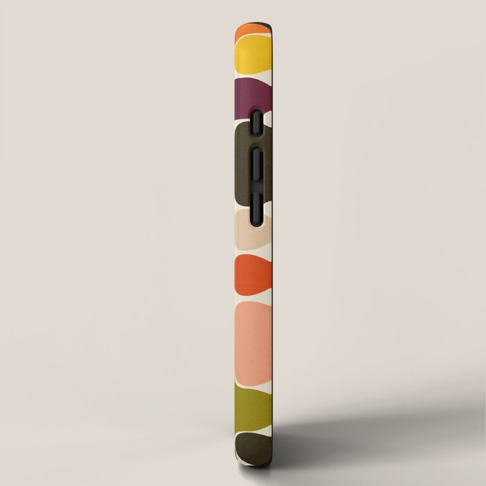 Mid Century Vivid Abstract iPhone Case Gallery Image 2