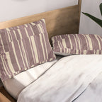 Scratchy Blocks - Dusty Mauve Pillow Sham Gallery Image 2