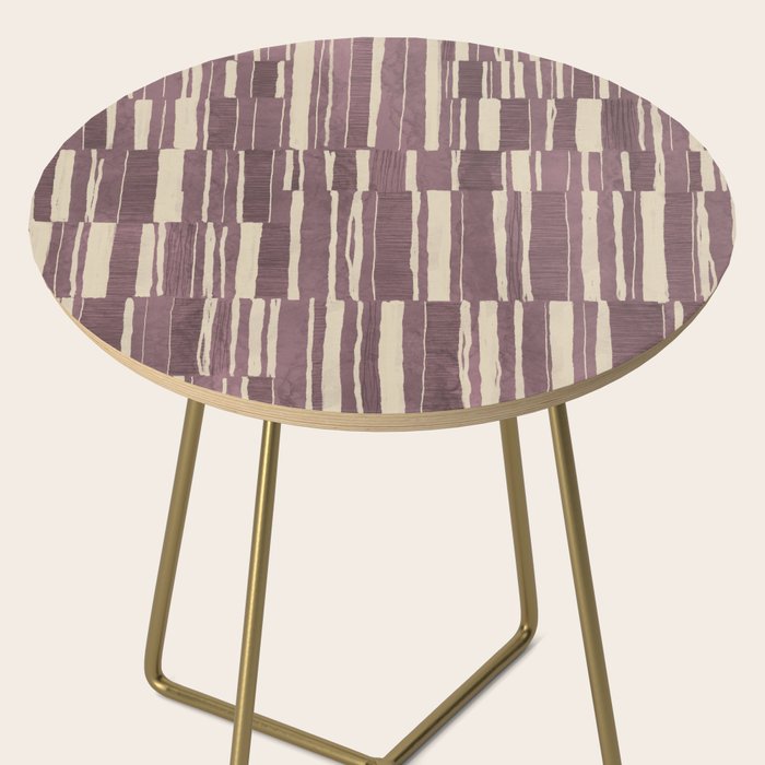 Scratchy Blocks - Dusty Mauve Side Table Gallery Image 2