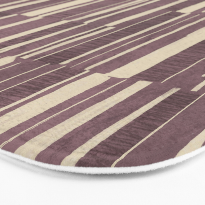 Scratchy Blocks - Dusty Mauve Bath Mat Gallery Image 3