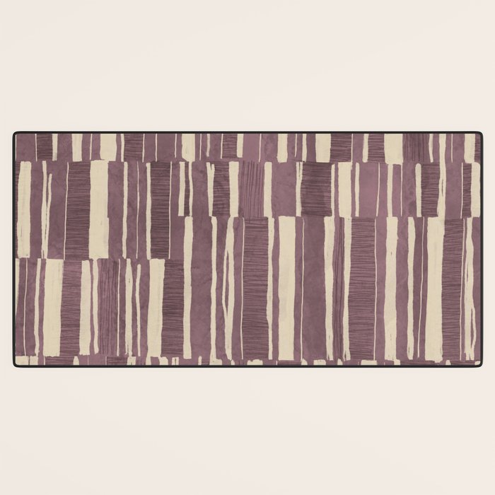 Scratchy Blocks - Dusty Mauve Desk Mat Gallery Image 3
