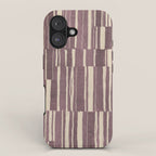 Scratchy Blocks - Dusty Mauve iPhone Case Gallery Image 1