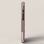 Scratchy Blocks - Dusty Mauve iPhone Case Gallery Image 2
