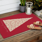 Cat Landscape 169: Merry Catsmas Outdoor Rug Gallery Image 2