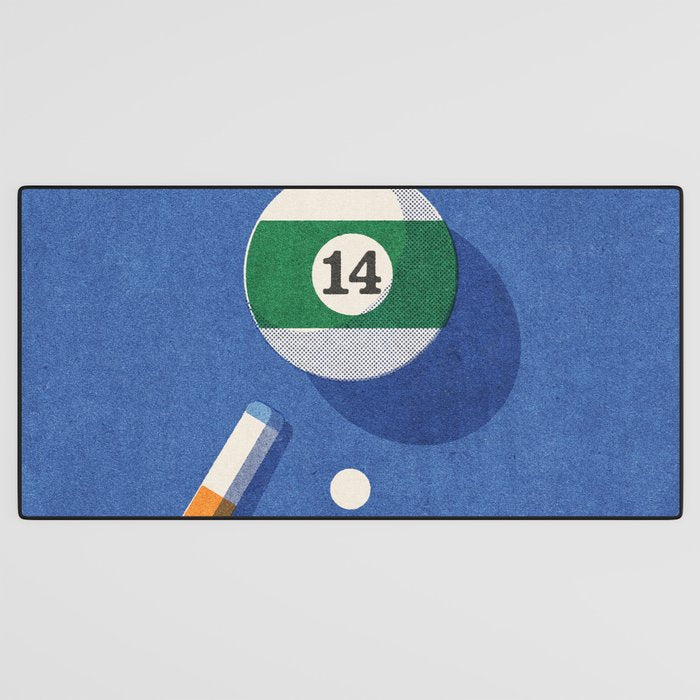 BALLS / Billiards - ball 14 I Desk Mat Gallery Image 3