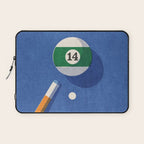 BALLS / Billiards - ball 14 I Laptop Sleeve Gallery Image 1