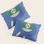 BALLS / Billiards - ball 14 I Pillow Sham Gallery Image 3