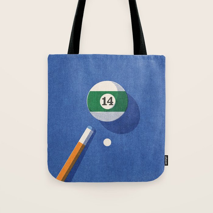 BALLS / Billiards - ball 14 I Tote Bag Gallery Image 1