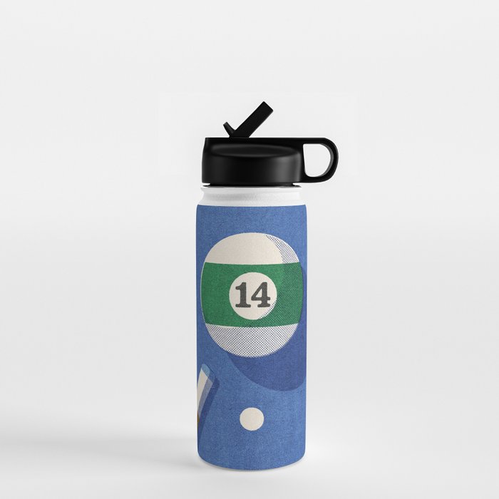 BALLS / Billiards - ball 14 I Water Bottle Gallery Image 1