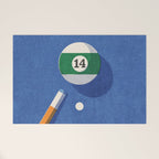 BALLS / Billiards - ball 14 I Welcome Mat Gallery Image 1