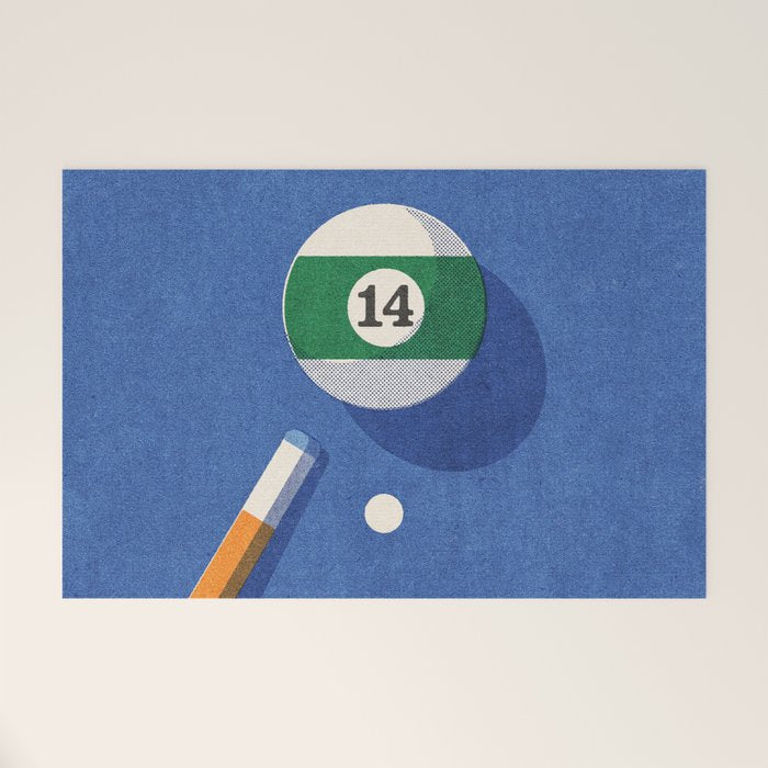 BALLS / Billiards - ball 14 I Welcome Mat Gallery Image 1
