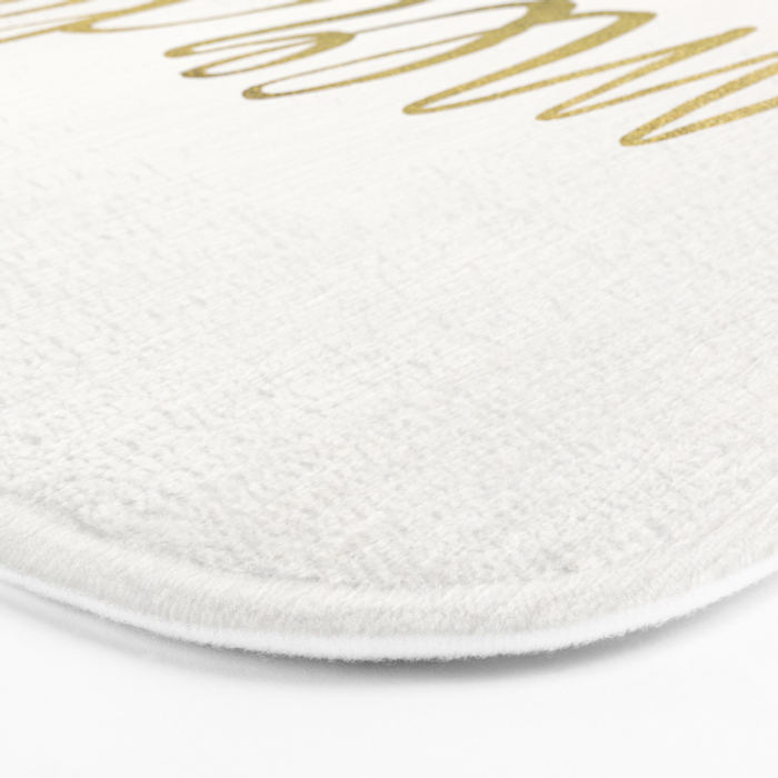 Pardon My French - Gold Ink Bath Mat Gallery Image 3