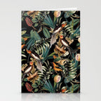 Floral and Birds Vintage Garden Night Stationery Card Gallery Image 2