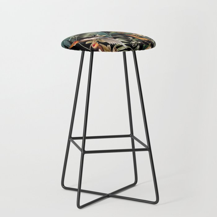 Floral and Birds Vintage Garden Night Stool Gallery Image 1