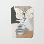 collage art / butterfly 2 Bath Mat Gallery Image 1