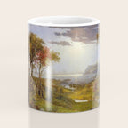 Autumn & Rays of Sun in the Hudson River Valley by Jasper Francis Cropsey Coffee Mug Gallery Image 4