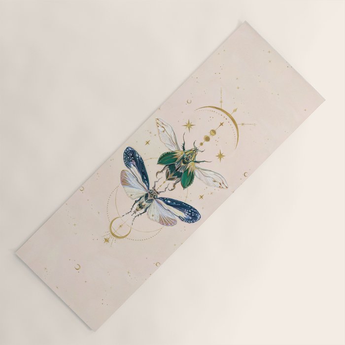 Moon insects Yoga Mat Gallery Image 1