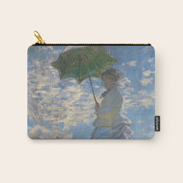 Woman with a Parasol, Monet Carry All Pouch Gallery Image 1