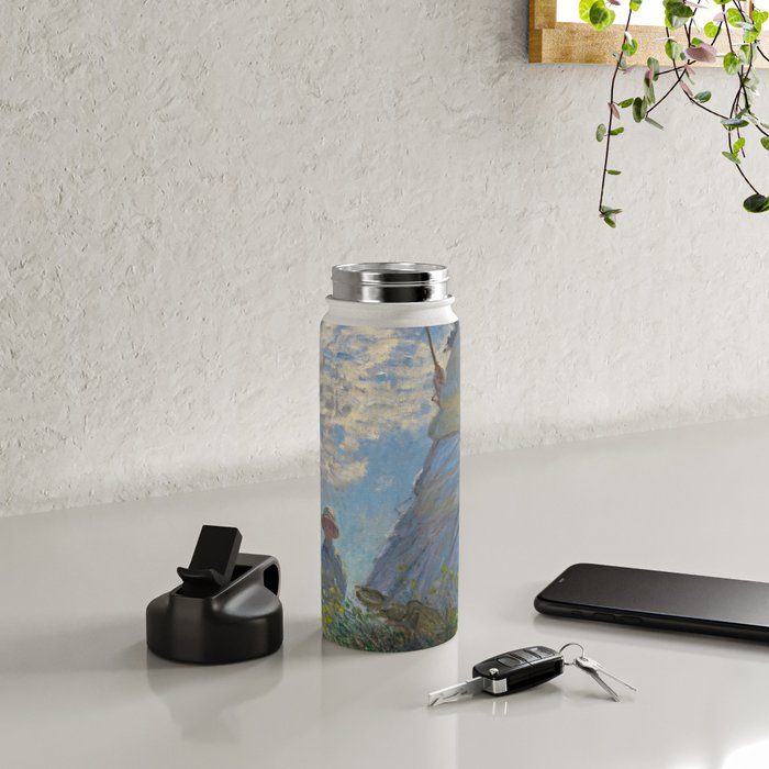 Woman with a Parasol, Monet Water Bottle Gallery Image 4