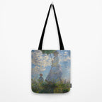 Woman with a Parasol, Monet Tote Bag Gallery Image 2