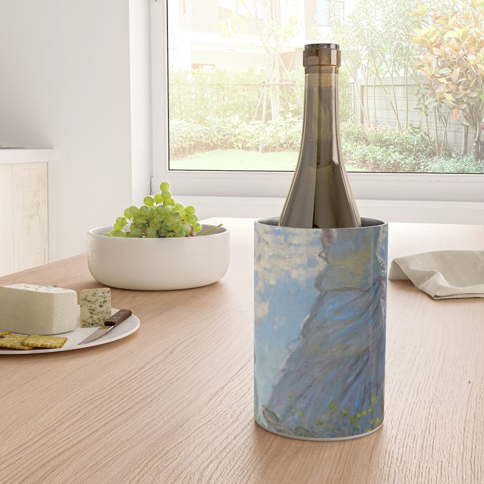 Woman with a Parasol, Monet Wine Chiller Gallery Image 4