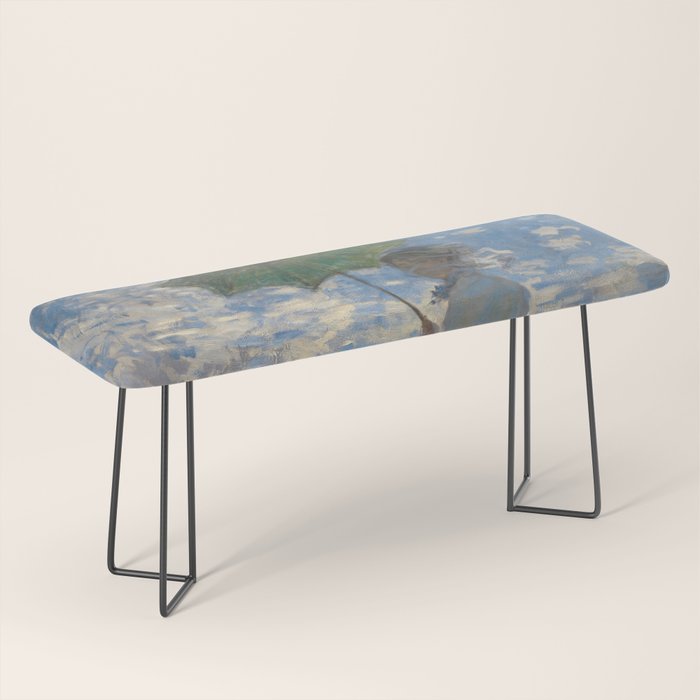 Woman with a Parasol, Monet Bench Gallery Image 1