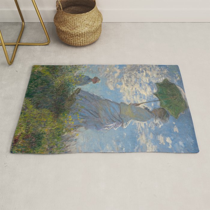 Woman with a Parasol, Monet Rug Gallery Image 1
