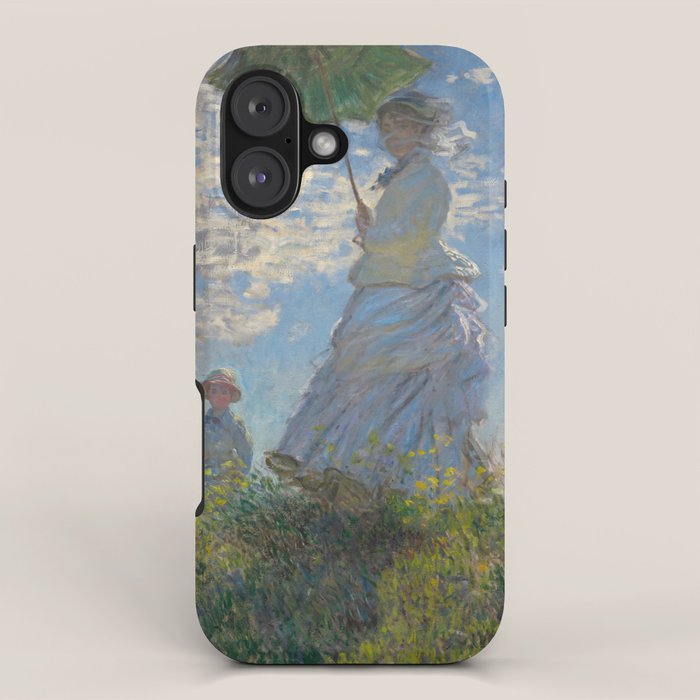 Woman with a Parasol, Monet iPhone Case Gallery Image 1
