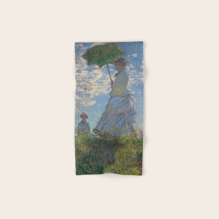 Woman with a Parasol, Monet Towels Gallery Image 1
