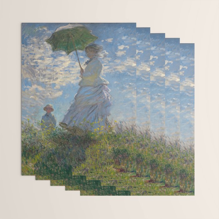Woman with a Parasol, Monet Wrapping Paper Gallery Image 3