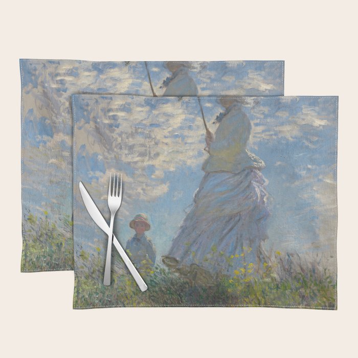 Woman with a Parasol, Monet Placemat Gallery Image 1