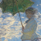 Woman with a Parasol, Monet Coffee Mug Gallery Image 2