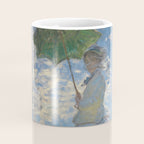 Woman with a Parasol, Monet Coffee Mug Gallery Image 4
