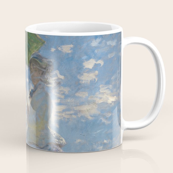 Woman with a Parasol, Monet Coffee Mug Gallery Image 1