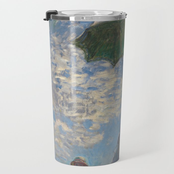 Woman with a Parasol, Monet Travel Mug Gallery Image 3