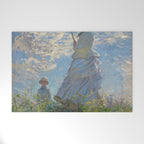 Woman with a Parasol, Monet Welcome Mat Gallery Image 1