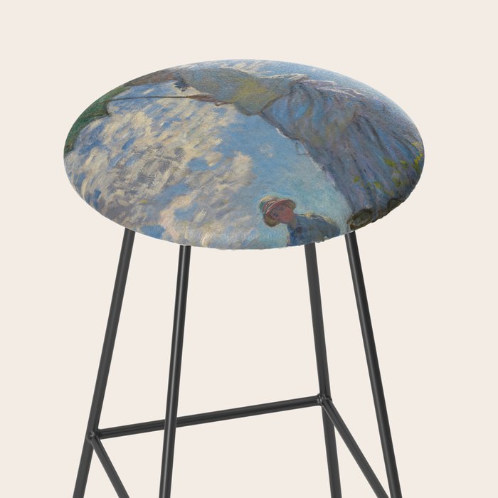 Woman with a Parasol, Monet Stool Gallery Image 2