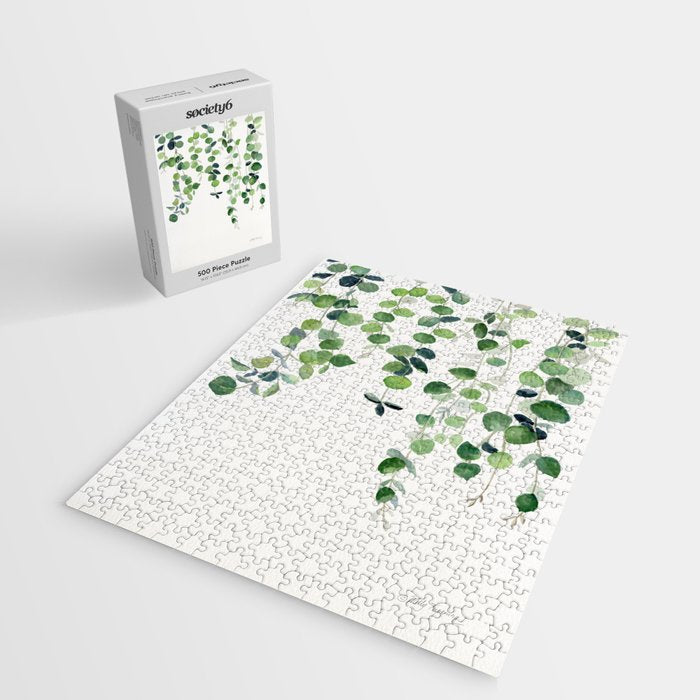 Eucalyptus Watercolor 2  Jigsaw Puzzle Gallery Image 2