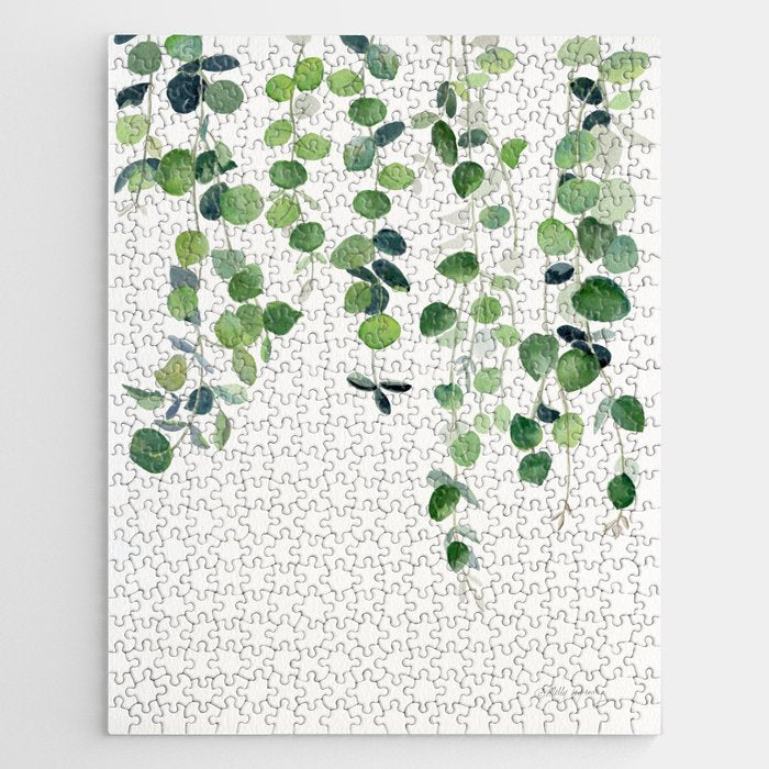 Eucalyptus Watercolor 2  Jigsaw Puzzle Gallery Image 1